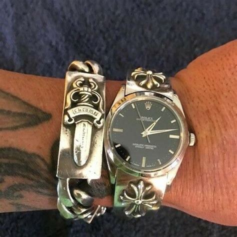 chrome hearts bracelet watch for rolex|Chrome Hearts Rolex price.